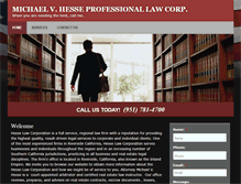 Tablet Screenshot of hesserealestatelaw.net